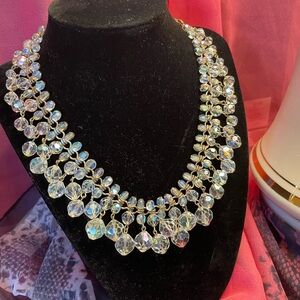 Aurora borealis 16” Vintage Necklace